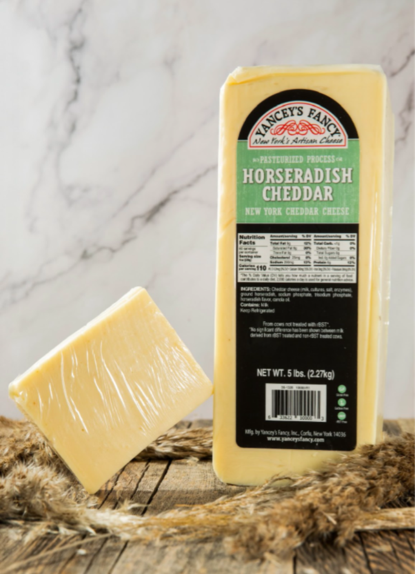 Horseradish Cheddar Raw Cheese
