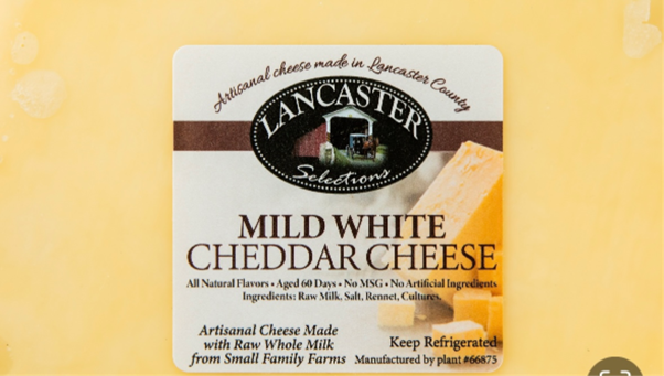 Mild White Cheddar Raw Cheese - Image 2