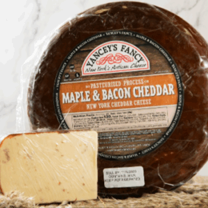 Maple Bacon Cheddar Raw Cheese